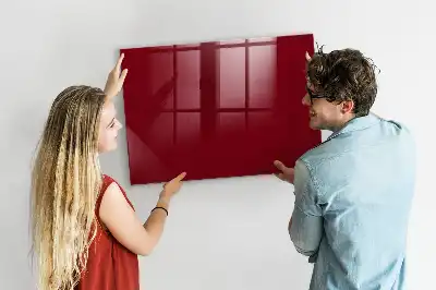 Pizarra magnética para dibujar en color burdeos
