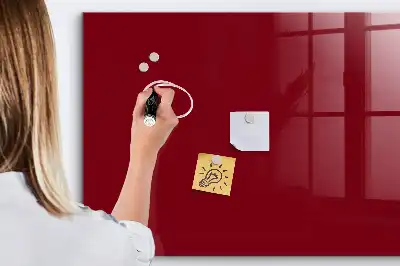 Pizarra magnética para dibujar en color burdeos