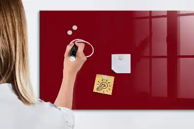 Pizarra magnética para dibujar en color burdeos