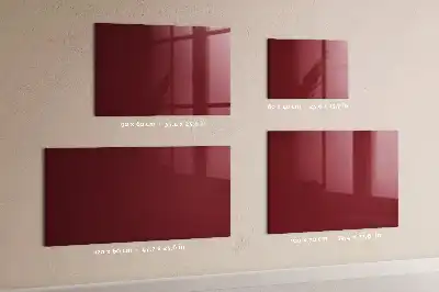 Pizarra magnética para dibujar en color burdeos