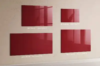 Pizarra magnética con rotulador de color rojo