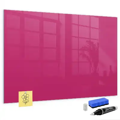 Pizarra magnética para dibujar en color rosa intenso