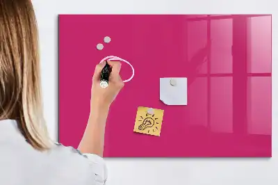 Pizarra magnética para dibujar en color rosa intenso