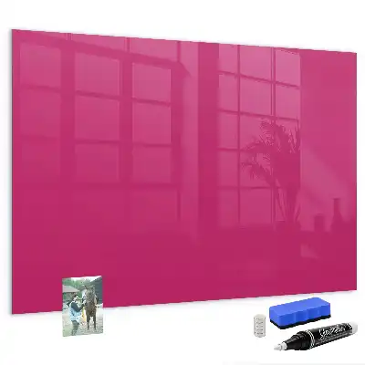 Pizarra magnética para dibujar en color rosa intenso