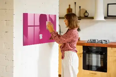 Pizarra magnética para dibujar en color rosa intenso