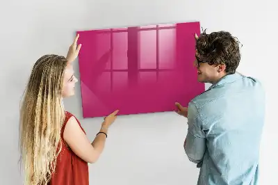 Pizarra magnética para dibujar en color rosa intenso