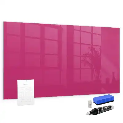 Pizarra magnética para dibujar en color rosa intenso