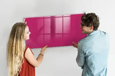 Pizarra magnética para dibujar en color rosa intenso