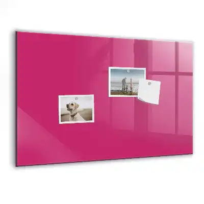 Pizarra magnética para dibujar en color rosa intenso
