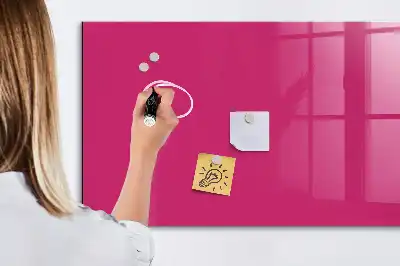 Pizarra magnética para dibujar en color rosa intenso