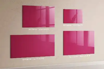 Pizarra magnética para dibujar en color rosa intenso
