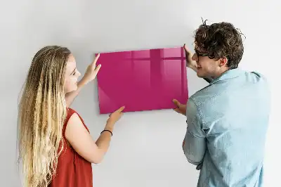 Pizarra magnética para dibujar en color rosa intenso