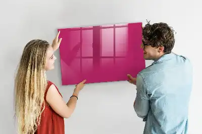 Pizarra magnética para dibujar en color rosa intenso