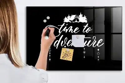 Pizarra magnética para dibujar diseño de Tiempo de aventura