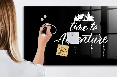 Pizarra magnética para dibujar diseño de Tiempo de aventura
