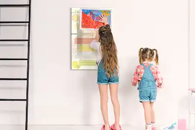Planificador de menú magnético decorativo con rotulador incluido