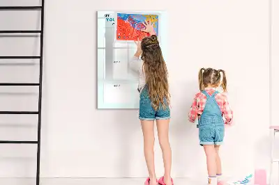 Pizarra magnética borrable de cristal planificador de objetivos