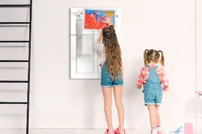 Pizarra magnética borrable de cristal tablero de visión