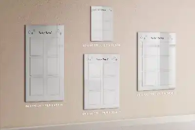 Pizarra magnética borrable de cristal tablero de visión