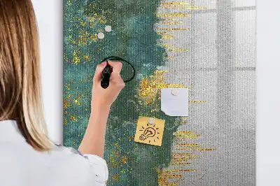 Pizarra magnética decorativa con rotulador con diseño de patrón decorativo