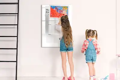 Pizarra magnética de cristal borrable planificador semanal