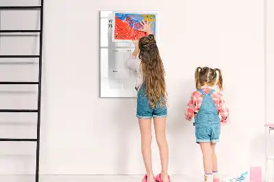 Pizarra magnética de cristal borrable planificador semanal
