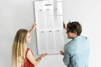 Pizarra magnética decorativa con rotulador tablero de visión