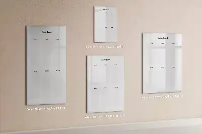 Pizarra magnética decorativa con rotulador tablero de visión