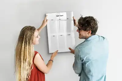 Pizarra magnética decorativa con rotulador tablero de visión