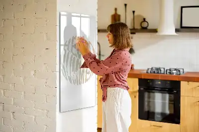 Pizarra magnética decorativa con rotulador con diseño de texto Hola verano