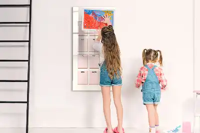 Pizarra magnética de cristal borrable calendario de cumpleaños