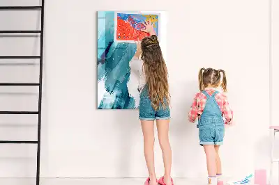 Pizarra magnética decorativa con rotulador incluido