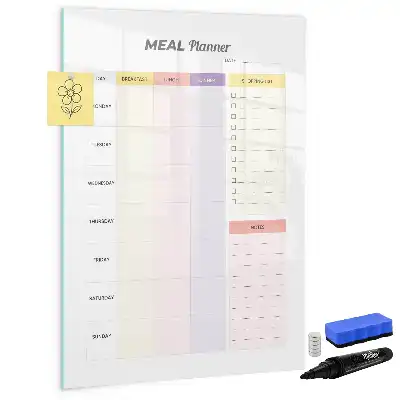 Planificador de nutrición magnético con rotulador decorativo