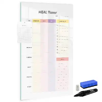 Planificador de nutrición magnético con rotulador decorativo