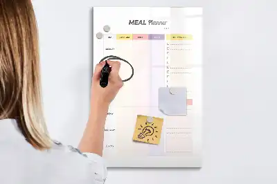 Planificador de nutrición magnético con rotulador decorativo