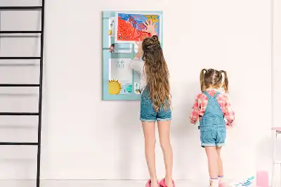 Pizarra magnética decorativa con rotulador planificador galáctico