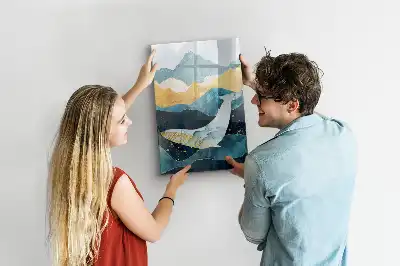 Pizarra magnética decorativa con rotulador diseño ballena de mármol