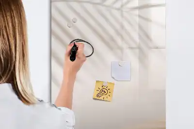 Pizarra magnética decorativa con rotulador diseño de sombra de hoja de palma