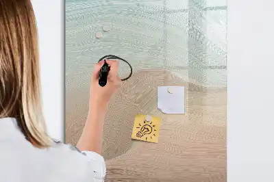 Pizarra magnética decorativa con rotulador mezcla de colores