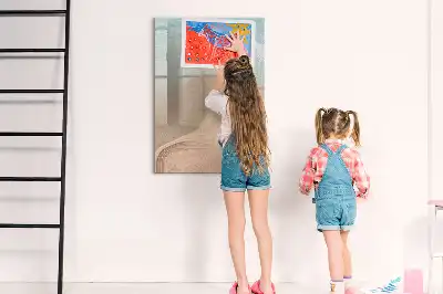 Pizarra magnética decorativa con rotulador mezcla de colores