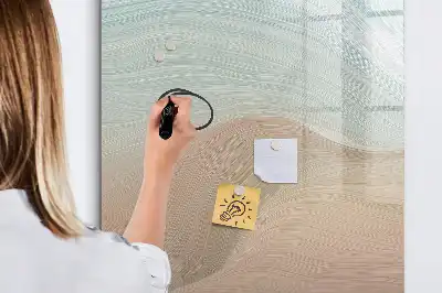Pizarra magnética decorativa con rotulador mezcla de colores