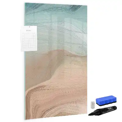 Pizarra magnética decorativa con rotulador mezcla de colores