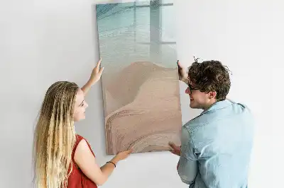 Pizarra magnética decorativa con rotulador mezcla de colores