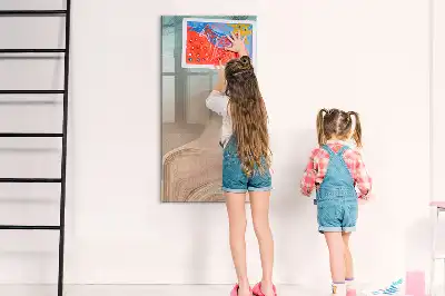 Pizarra magnética decorativa con rotulador mezcla de colores