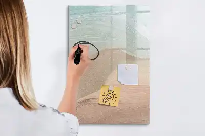 Pizarra magnética decorativa con rotulador mezcla de colores