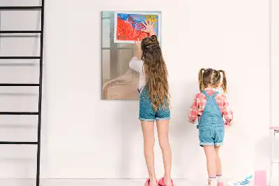 Pizarra magnética decorativa con rotulador mezcla de colores
