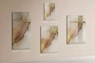 Pizarra magnética decorativa con rotulador de mármol brillante