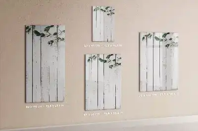 Pizarra magnética decorativa con rotulador y paneles de madera