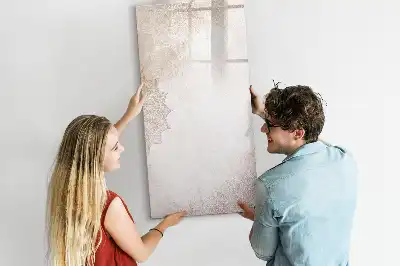 Pizarra magnética decorativa con rotulador diseño de mándalas