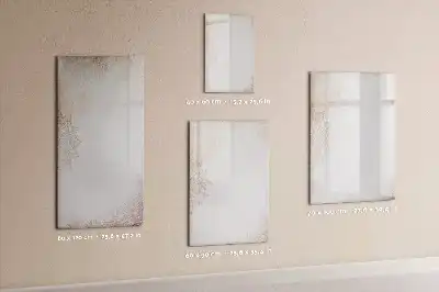 Pizarra magnética decorativa con rotulador diseño de mándalas